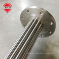 Electric flange tubular heater for heating petroleum and oil